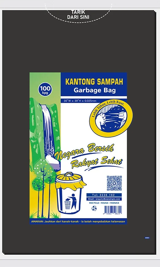 Sanipak polyethylene garbage bags — 4