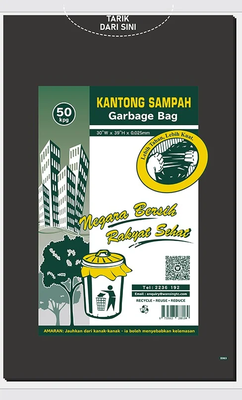 Sanipak polyethylene garbage bags — 6